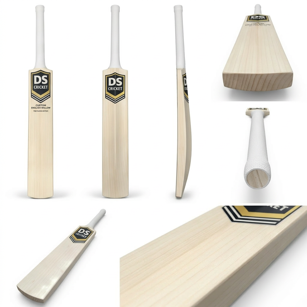 DS Cricket Bat - Multiple Views
